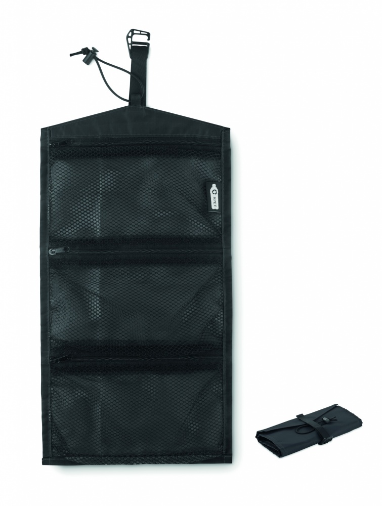 Logo trade business gift photo of: 210RPET travel cable organizer