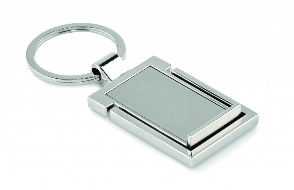 Logo trade promotional products picture of: Metal key ring phone stand Seinajoki