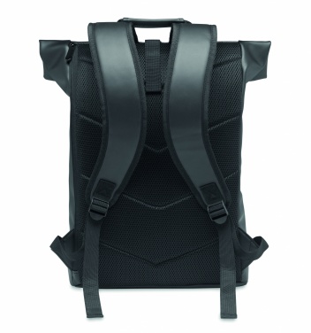 Logo trade promotional items image of: Laptop PU Rolltop backpack