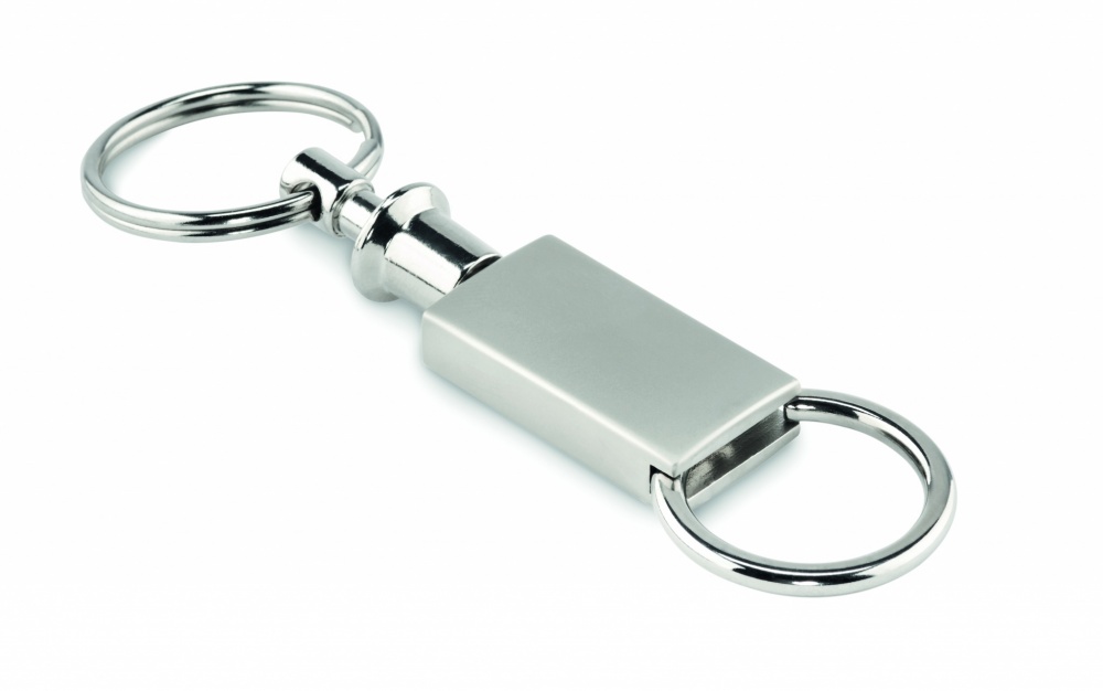 Logo trade promotional merchandise picture of: Pull apart split key ring Kajaani