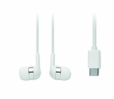Logo trade corporate gift photo of: Ear phones with silicone covers