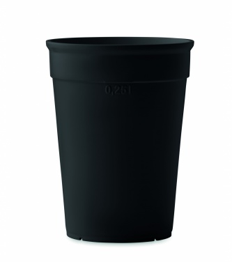 Logo trade advertising product photo of: Recycled PP cup capacity 250 ml