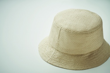 Logo trade corporate gift photo of: 9aper straw bucket hat