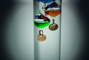Logo trade promotional giveaways picture of: Galileo thermometer glass 28cm