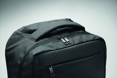 Logo trade advertising product photo of: A portable backpack trolley with wheels, made of 600D RPET polyester