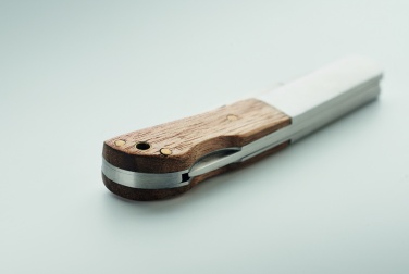 Logotrade business gifts photo of: Foldable knife in acacia wood