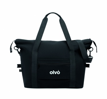 Logo trade promotional gifts image of: Weekend bag recycled material