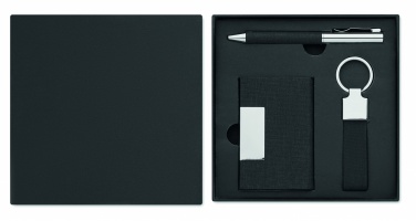 Logo trade promotional giveaways picture of: 3-piece gift set in a gift box with customizable printing
