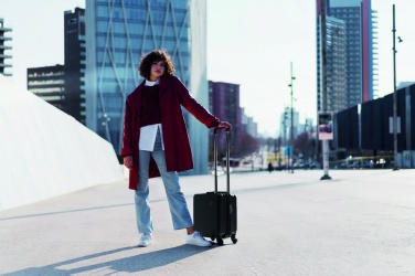 Logo trade advertising products image of: Underseat luggage trolley