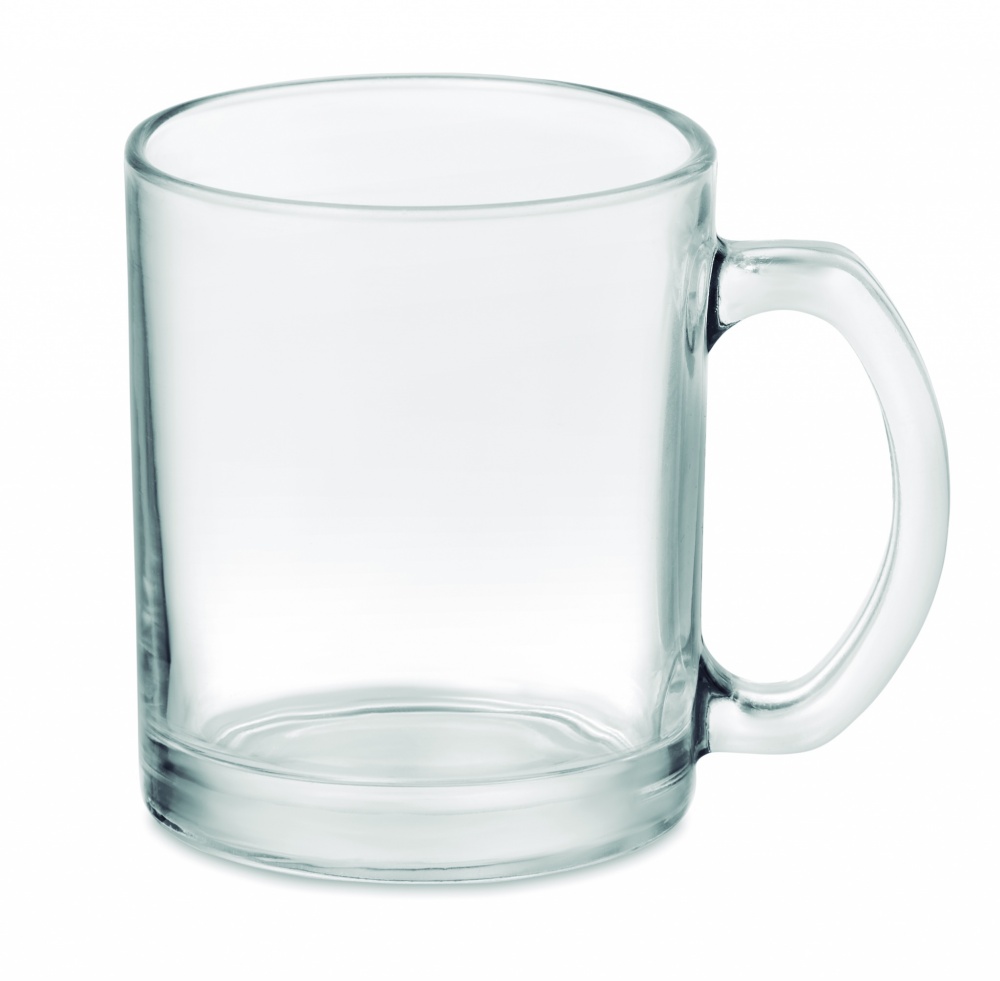 Logo trade promotional merchandise photo of: Glass sublimation mug 300ml