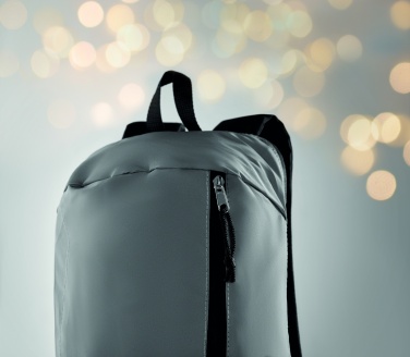 Logo trade promotional merchandise picture of: High reflective backpack 600D