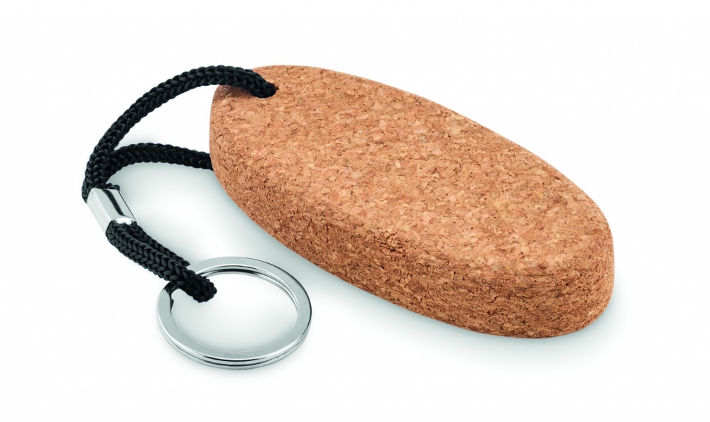 Logotrade promotional product image of: Floating cork key ring Lohja