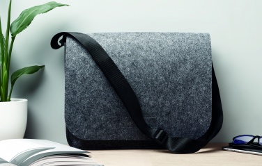 Logo trade promotional gifts image of: RPET felt laptop bag