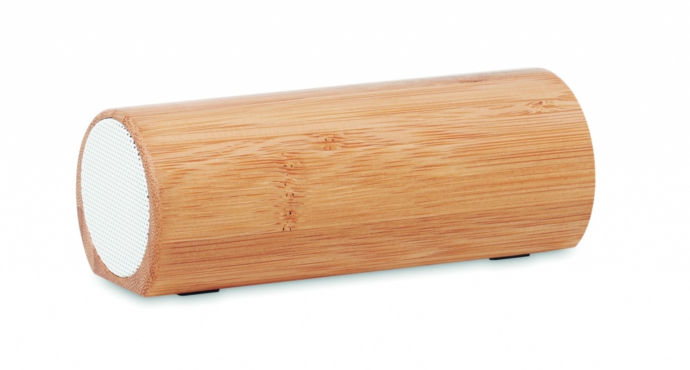 Logotrade business gifts photo of: Wireless bamboo speaker 2x5W