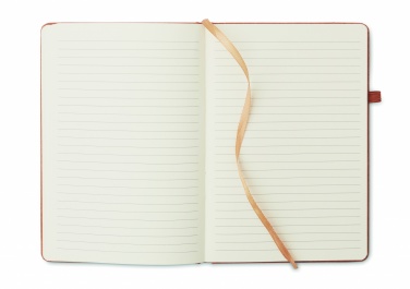 Logotrade promotional giveaway image of: Recycled Leather A5 notebook