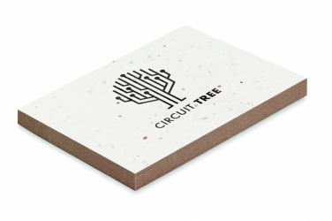 Logo trade corporate gift photo of: Grass/seed paper memo pad
