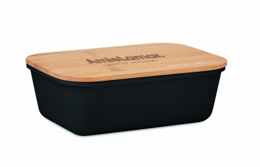 Logo trade corporate gifts picture of: Lunch box with bamboo lid