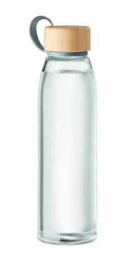 Logo trade business gifts image of: Glass bottle 500 ml