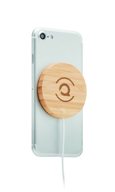 Logo trade promotional giveaway photo of: Magnetic Wireless charger 10W