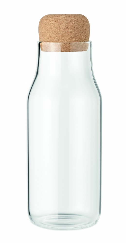 Logotrade advertising product picture of: Glass bottle cork lid 600 ml