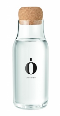Logotrade promotional product picture of: Glass bottle cork lid 600 ml