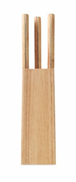 Logotrade advertising product image of: 5 piece knife set in base