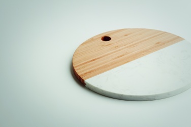 Logotrade business gifts photo of: Marble/ bamboo serving board