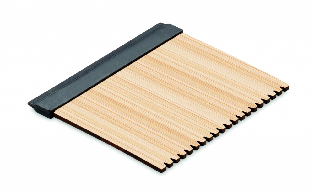 Logo trade promotional giveaways picture of: Bamboo ice scraper