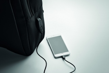 Logotrade promotional gift image of: Laptop backpack in 300D RPET