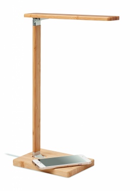 Logo trade promotional merchandise photo of: Desktop light and charger 10W