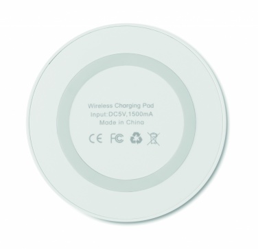 Logotrade promotional gift picture of: Small wireless charger 15W