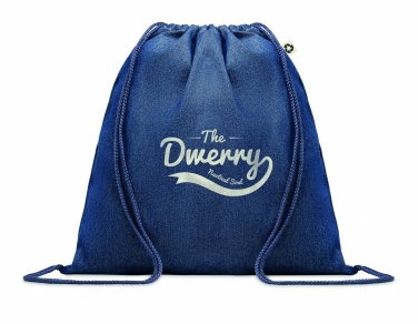 Logotrade promotional items photo of: Recycled denim drawstring bag