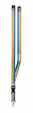 Logo trade promotional products picture of: Rainbow RPET lanyard