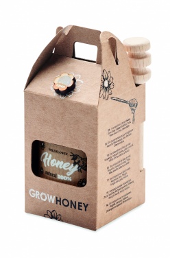 Logotrade promotional product picture of: Wildflower honey jar set 50gr