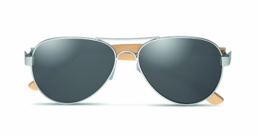 Logotrade promotional item picture of: Bamboo sunglasses in pouch TARTU