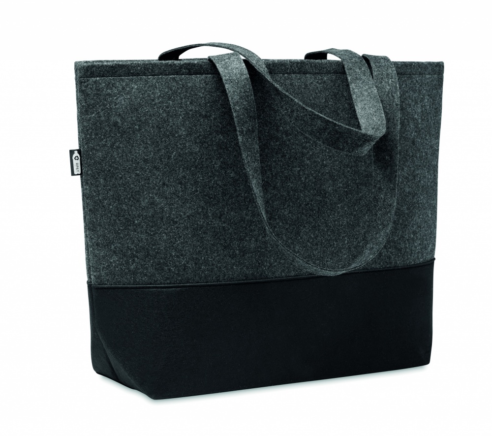 Logotrade promotional gift image of: RPET felt shopping bag