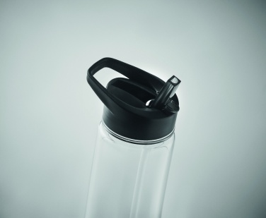Logo trade business gifts image of: RPET bottle 650ml PP flip lid