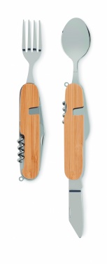 Logo trade business gifts image of: Multifunction cutlery set