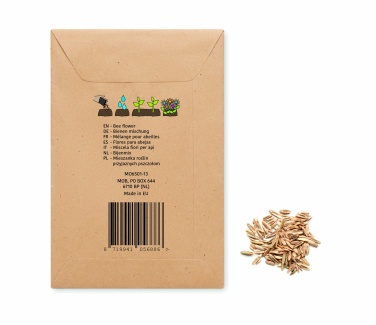 Logo trade promotional gifts image of: Flowers mix seeds in envelope