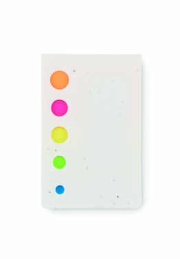 Logo trade advertising products image of: Seed paper page markers pad