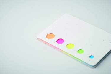 Logo trade promotional items picture of: Seed paper page markers pad