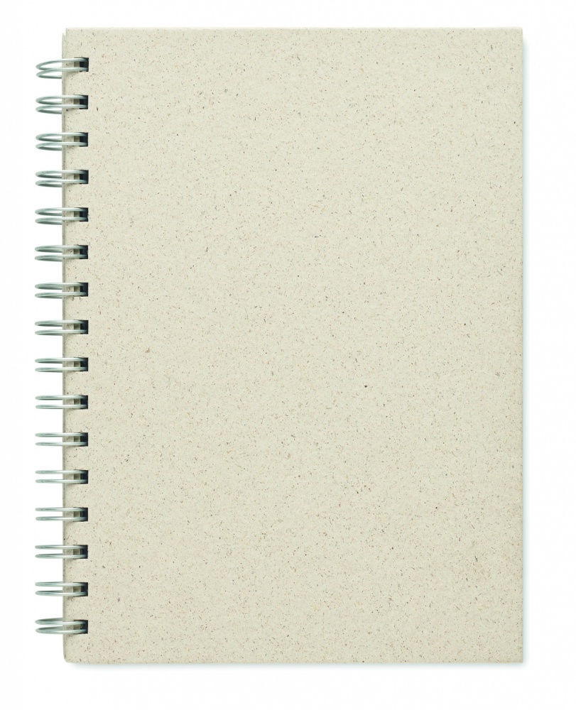 Logotrade corporate gifts photo of: A5 grass notebook 80 lined