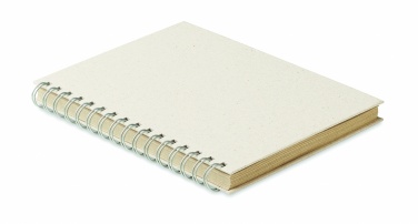 Logo trade promotional gifts picture of: A5 grass notebook 80 lined