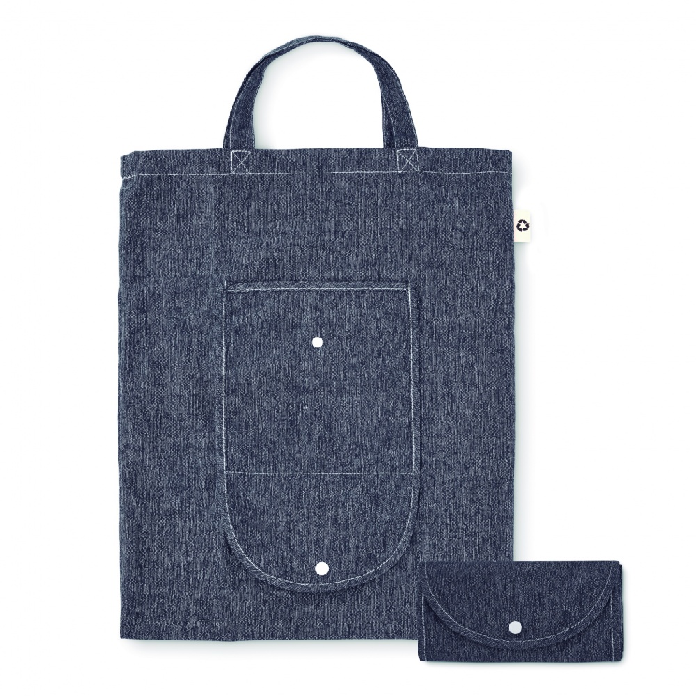 Logo trade promotional merchandise picture of: Foldable shopper bag 140 gr/m²