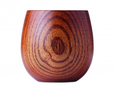 Logo trade promotional merchandise image of: Oak wooden mug 250 ml
