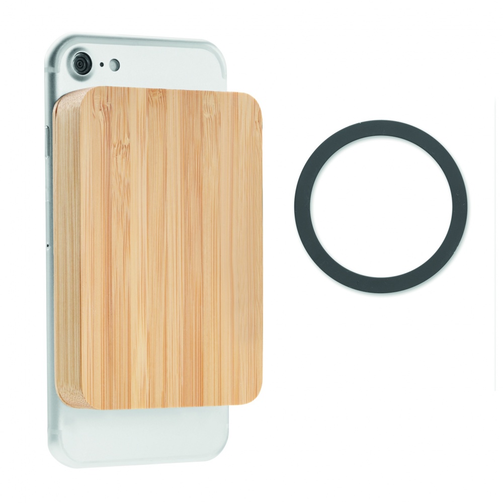 Logo trade promotional gifts picture of: Magnetic wireless charger 10W