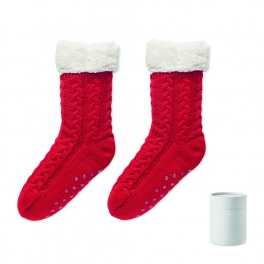 Logo trade advertising products image of: Pair of slipper sock L