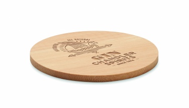 Logotrade promotional items photo of: Bamboo round coaster