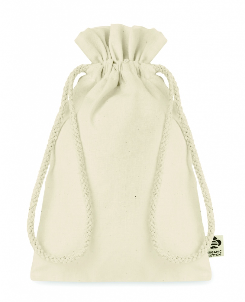 Logotrade corporate gift picture of: Small organic cotton gift bag