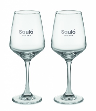 Logotrade promotional merchandise image of: Set of 2 wine glasses